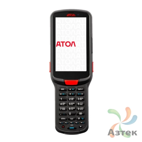 Терминал сбора данных Атол Smart.Pro полный 1D/2D 2D Imager SE4750 темный 64 Гб, 32 кл., Android, Bluetooth, WiFi, 4G, GPS, БП, без подставки, камера, кабель USB-C, ремешок, блок питания