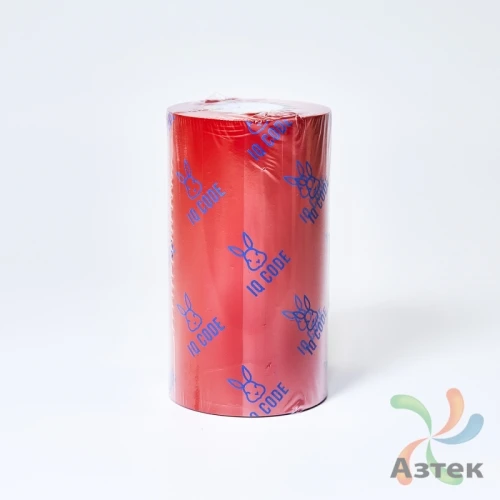 Риббон 110 мм. х 300 м. Wax HW120 цветной Out Красный, втулка 1 дюйм 