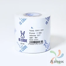 Риббон 60 мм. х 300 м. Resin HR320 цветной Out Белый, втулка 1 дюйм 