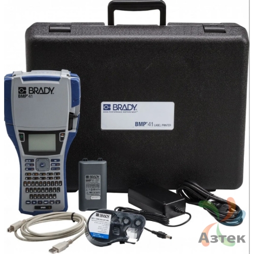 Принтер этикеток Brady BMP41-KIT-EU термотрансферный 300, USB, отрезчик, brd133254