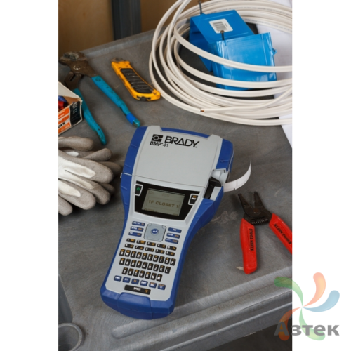 Принтер этикеток Brady BMP41-KIT-EU-DATA термотрансферный 300, USB, отрезчик, brd198649