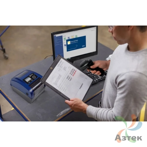 Принтер этикеток Brady BBP12-EU-U-CUTTER термотрансферный 300, Ethernet, USB, отрезчик, brd195966