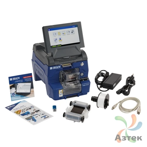 Принтер этикеток Brady Wraptor-A6200-EU-NAB-WF-PWID термотрансферный 300, Ethernet, WiFi, USB, brd176478