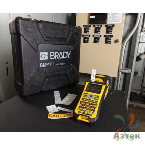 Принтер этикеток Brady BMP61-CYR-W-PWID термотрансферный 300, LCD, WiFi, USB, отрезчик, brd198634
