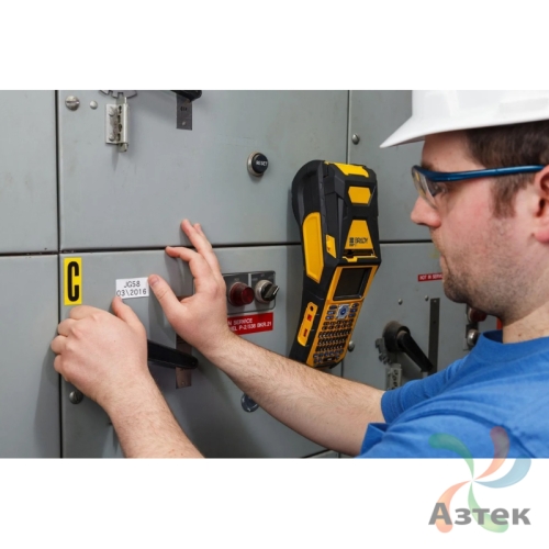 Принтер этикеток Brady BMP61-CYR-W-PWID термотрансферный 300, LCD, WiFi, USB, отрезчик, brd198634