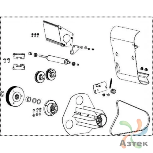 Внутренний смотчик этикеток (установочный комплект) Zebra ZT510
