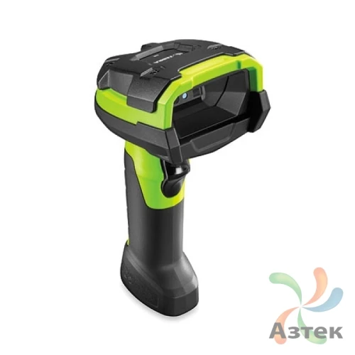 Сканер штрих-кода Zebra DS3678-SR3U42A0SFC 1D/2D  2D Imager, Зеленый беспроводной, Bluetooth, USB кабель, блок питания, подставка