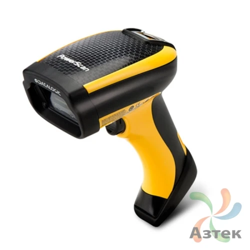 Сканер штрих-кода Datalogic PBT9501-ARRBK10EU 1D/2D  2D Imager AR, Желтый беспроводной, Bluetooth, RS-232 кабель, USB кабель, блок питания
