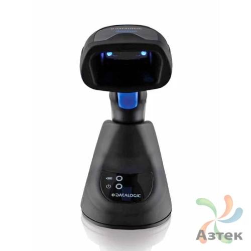 Сканер штрих-кода Datalogic QBT2500-BK-BTK1 1D/2D  2D Imager, Черный беспроводной, USB кабель, подставка