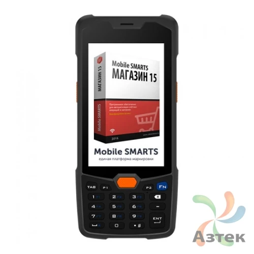 Терминал сбора данных Mertech L2K 1D/2D 2D Imager Черный 16 Гб, 22 кл., Android, Bluetooth, GPS, камера, кабель USB-C, ПО Магазин 15 Базовый, блок питания