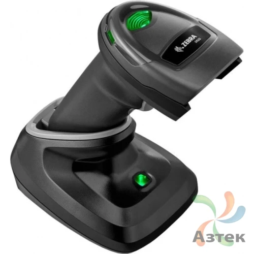 Сканер штрих-кода Zebra DS2278 2D  2D Imager, темный беспроводной, Bluetooth, USB кабель, подставка, ЕГАИС