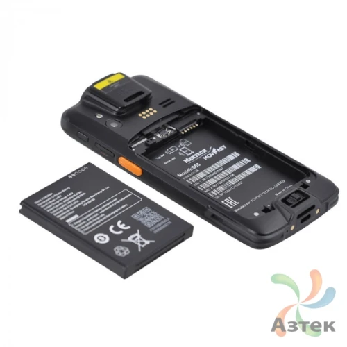 Терминал сбора данных Mertech MovFast S55 1D/2D 2D Imager 64 Гб, Android, Bluetooth, WiFi, GPS, RFID, камера, кабель USB-C, блок питания