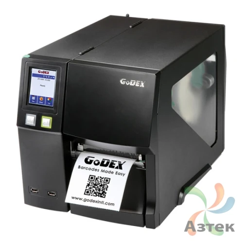Принтер этикеток Godex ZX-1600i+ термотрансферный 600, LCD, Ethernet, USB, USB Host, RS-232, 011-Z6i072-A00