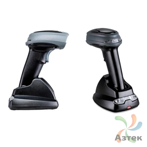 Сканер штрих-кода Mindeo CS2190 1D  1D Laser, темный беспроводной, Bluetooth, радиоканал, USB кабель, подставка