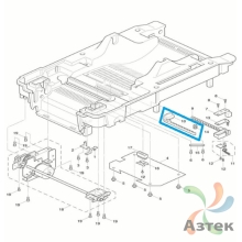 Направляющая для этикеток (левая) (1 шт) для TSC TTP-245/TTP-247