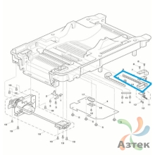 Направляющая для этикеток (правая) (1 шт) для TSC TTP-245/TTP-247