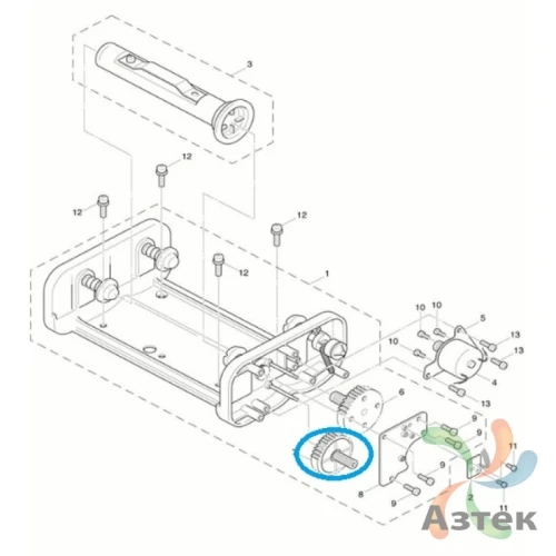Шестерня (12/58T) для TSC TTP-247