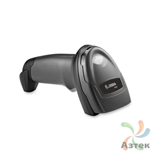 Сканер штрих-кода Zebra DS2208 1D/2D  2D Imager, Черный ручной, USB кабель, подставка