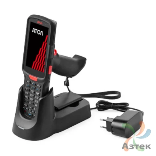 Терминал сбора данных Атол Smart.Pro расширенный 2D 2D Imager SE4850 темный 32 Гб, 32 кл., Android, Long Range, Bluetooth, WiFi, 4G, БП, камера, кабель USB-C, SOTI MobiControl, блок питания