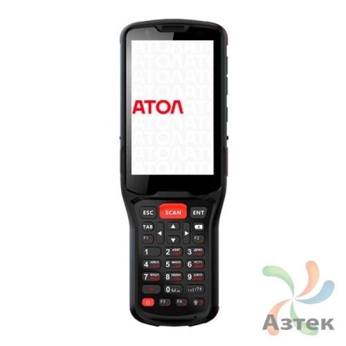 Терминал сбора данных Атол Smart.Prime полный 1D/2D 2D E3 темный 64 Гб, 26 кл., Android, Bluetooth, WiFi, 4G, GPS, БП, камера, ремешок, блок питания