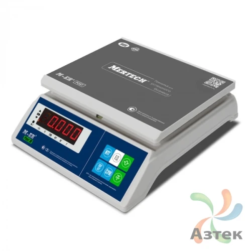 Весы Mertech M-ER 326 AFU-15.2 настольные фасовочные до 15 кг, пластик