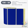 Термоэтикетка 100х50 Termo ECO цветная (рядов 1 по 500 шт), втулка 40 мм (к) цвет - Pantone Reflex Blue, 