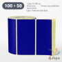 Термоэтикетка 100х50 Termo ECO цветная (рядов 1 по 500 шт), втулка 40 мм (к) цвет - Pantone dark blue, 