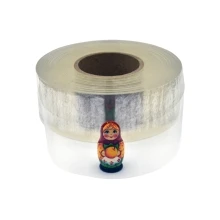 Силиконовая лента 10мм х 100м втулка 76 мм, цвет - прозрачный