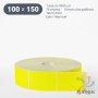 Термоэтикетка 100х150 Termo ECO цветная (рядов 1 по 5000 шт), втулка 76 мм (к) цвет - Желтый, 