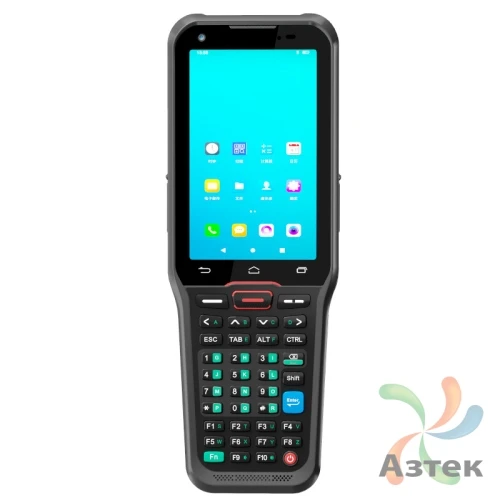 Терминал сбора данных GlobalPOS GP-N4100 1D/2D 2D Imager N6603 темный 64 Гб, 38 кл., Android, Bluetooth, WiFi, 4G, GPRS, GPS, БП, камера, кабель USB-C, SD card, блок питания