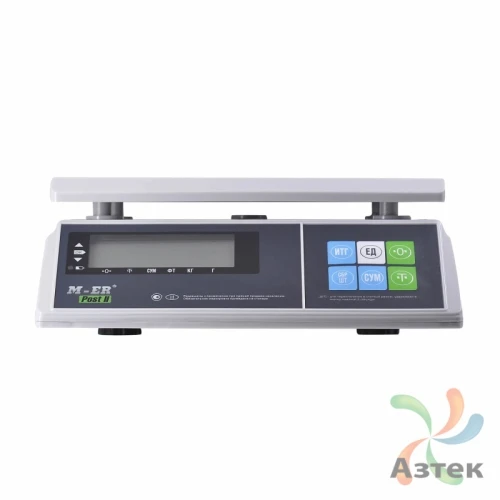 Весы Mertech M-ER 326 AFU-3.01 USB с вторым дисплеем настольные фасовочные до 3 кг, пластик, LCD