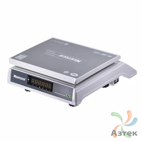 Весы Mertech M-ER 326 AFU-32.1 USB с вторым дисплеем настольные фасовочные до 32 кг, пластик