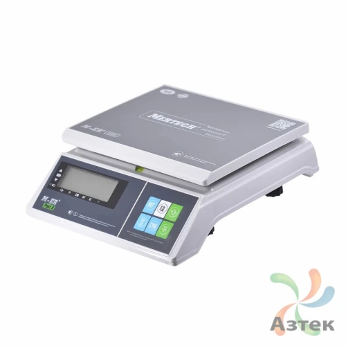 Весы Mertech M-ER 326 AFU-6.01 USB с вторым дисплеем настольные фасовочные до 6 кг, пластик