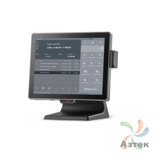 Pos-компьютер Mertech R15 черный, Intel J4125, 128 Гб SSD, 8 Гб DDR4, Windows 7/8/10, Linux, Ubuntu