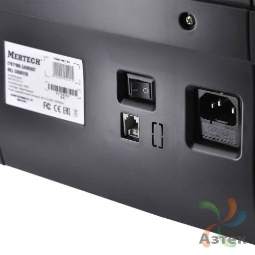 Детектор валют автоматический Mertech C-4 LCD Черный RUB, USD, EUR