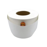 Силиконовая лента 35мм х 100м втулка 76 мм, цвет - белый