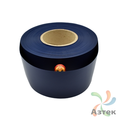 Силиконовая лента 30мм х 100м втулка 76 мм, цвет - темно-синий матовый	