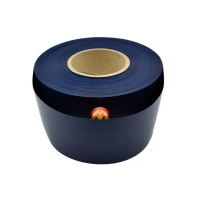 Силиконовая лента 35мм х 100м втулка 76 мм, цвет - темно-синий матовый