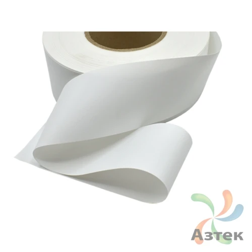 Полимерная лента термоклеевая 20мм х 100м втулка 76 мм, цвет - белый	