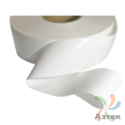 Нейлоновая лента термоклеевая 40мм х 200м втулка 76 мм, цвет - белый	