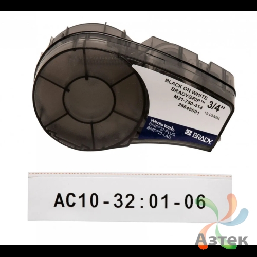 Картридж Brady M21-750-414 для BMP21, M210 и M211 (Черный на белом)