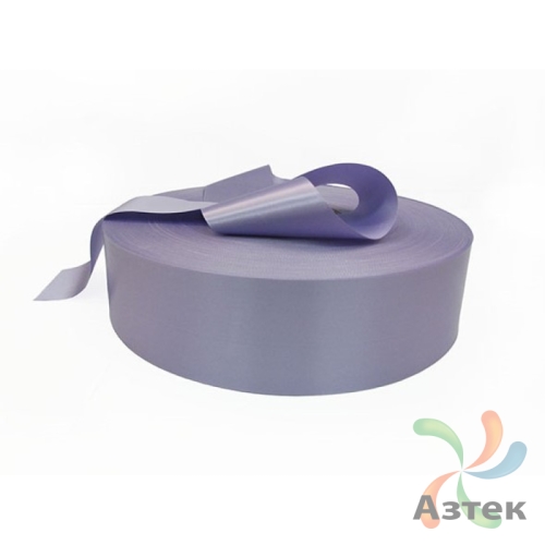 Сатиновая лента 15мм х 200м втулка 76 мм, цвет - лаванда-сиреневый