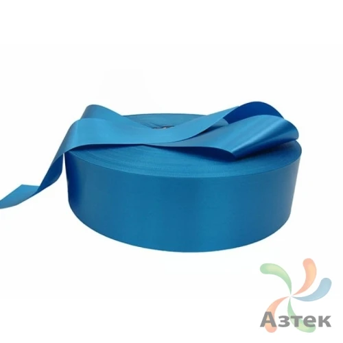 Сатиновая лента 40мм х 200м втулка 76 мм, цвет - ярко-синий