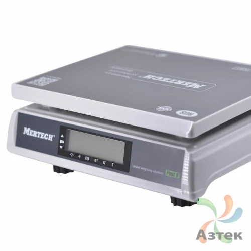 Весы Mertech M-ER 326 AFU-15.1 с вторым дисплеем настольные фасовочные до 15 кг, пластик