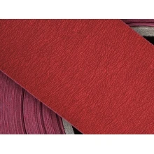 Лента из искусственной кожи 10мм х 50м втулка 76 мм, цвет - красный