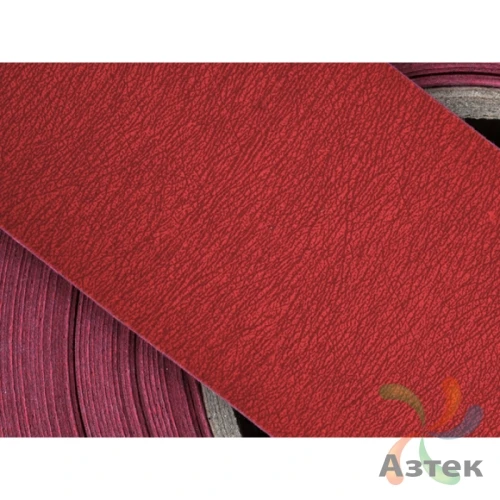 Лента из искусственной кожи 35мм х 50м втулка 76 мм, цвет - красный