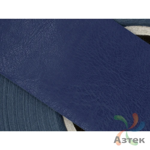 Лента из искусственной кожи 35мм х 50м втулка 76 мм, цвет - синий