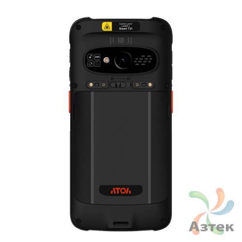 Терминал сбора данных Атол Smart T31 1D/2D 2D CM60 Черный 64 Гб, ATOL OS (на базе AOSP 13 и 14), Bluetooth, WiFi, 4G, GPS, камера, SD card, блок питания