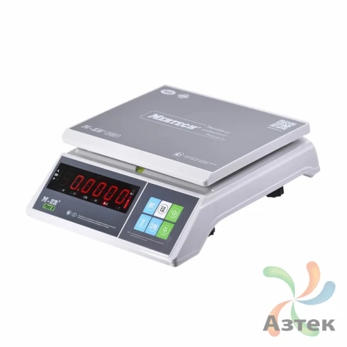 Весы Mertech M-ER 326 AFU-32.1 с вторым дисплеем настольные фасовочные до 32 кг, пластик