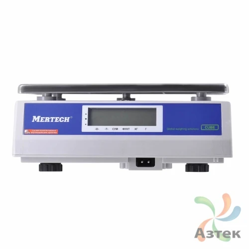 Весы Mertech M-ER 326 AF-15.2 с вторым дисплеем настольные фасовочные до 15 кг, нержавеющая сталь